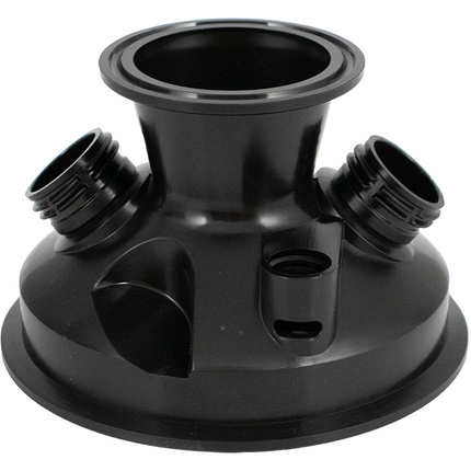 Kegmenter - 4 in. T.C. Pressure Lid - 2 in. T.C. Port