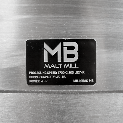 MB - Commercial Grain Mill - 1700-2200 lbs/hr - Stainless Steel