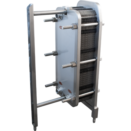 MB 6 square meter; Two Stage Heat Exchanger for 15 bbl and Larger Breweries