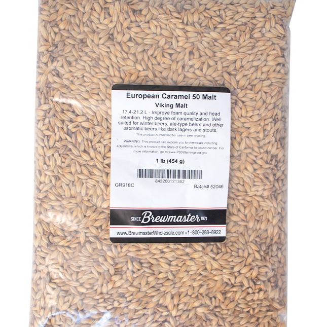 Malt - Viking Malt Caramel 50 (20L) - Per Lb (Showroom Only)