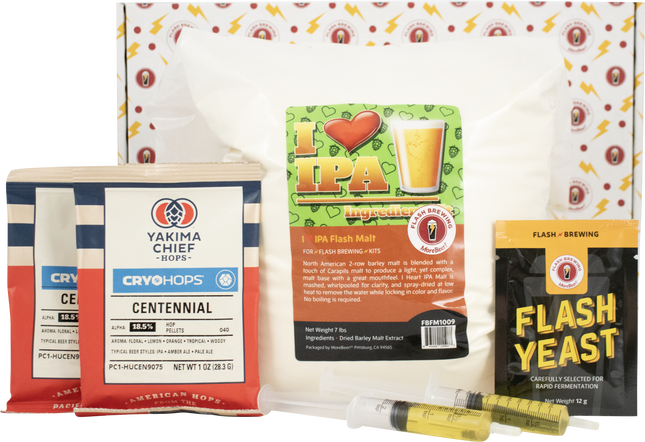 I Heart IPA Flash Brewing Kit - 5 Gallons