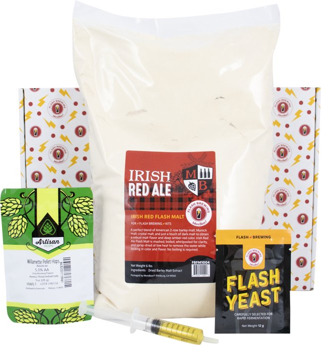 Irish Red Ale Flash Brewing Kit - 5 Gallons