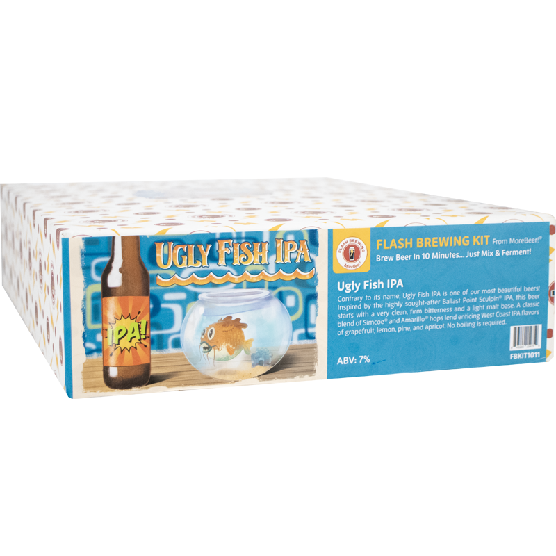 beer with fish hook instructions Flash Brewing® | Ugly Fish IPA | 5 Gallon Beer Recipe Kit