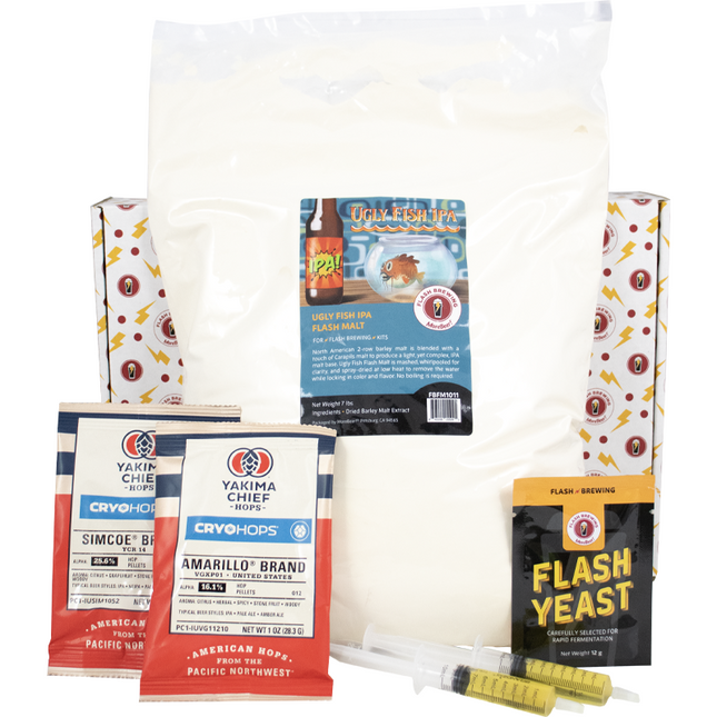 Ugly Fish IPA Flash Brewing Kit - 5 Gallons
