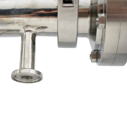 BevBright 316 Electro Polished S/S Cartridge Filter Housing - 30 in. - 3 Module Capacity - with fitting