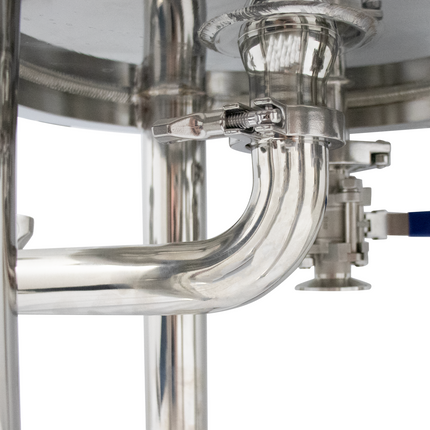 BevBright Stainless Steel Lenticular Filter Housing - 16 in. - 2 High - with fittings