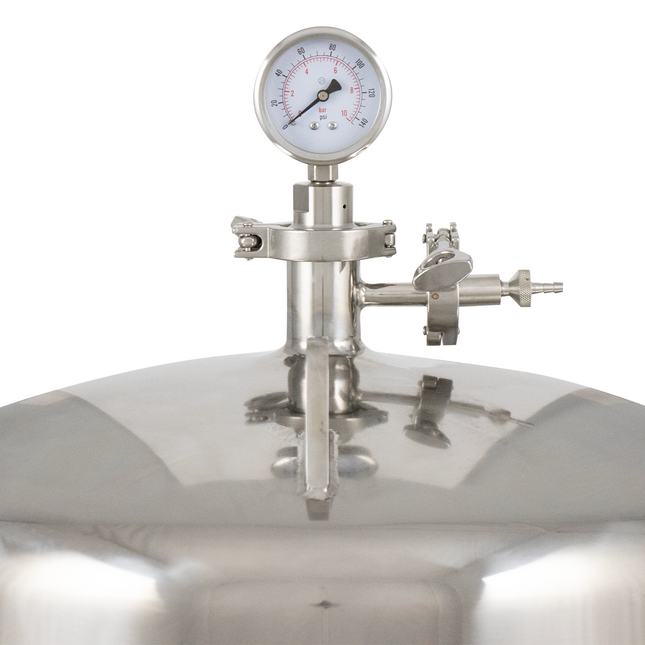 BevBright Stainless Steel Lenticular Filter Housing - 16 in. - 2 High - with fittings