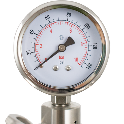 BevBright Stainless Steel Lenticular Filter Housing - 16 in. - 2 High - with fittings