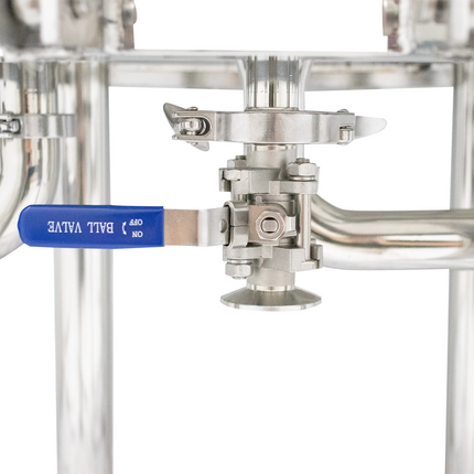 BevBright Stainless Steel Lenticular Filter Housing - 16 in. - 2 High - with fittings