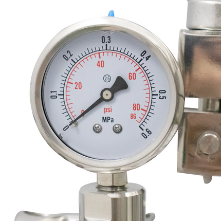 BevBright Stainless Steel Lenticular Filter Housing - 16 in. - 2 High - with fittings