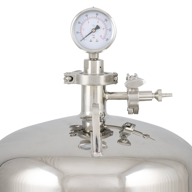 BevBright Stainless Steel Lenticular Filter Housing - 12 in. - 2 High