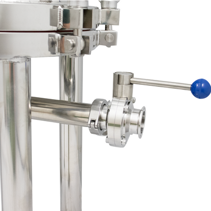 BevBright Stainless Steel Lenticular Filter Housing - 12 in. - 2 High