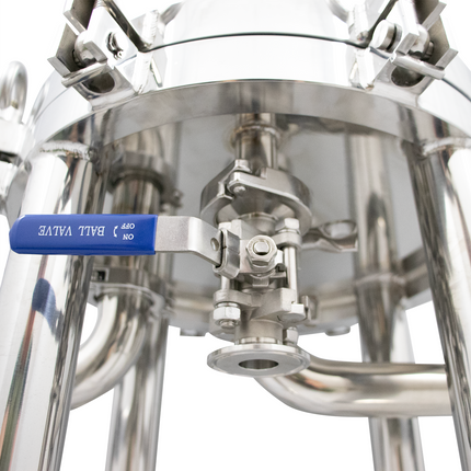 BevBright Stainless Steel Lenticular Filter Housing - 12 in. - 2 High