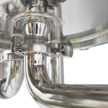 BevBright Stainless Steel Lenticular Filter Housing - 12 in. - 2 High