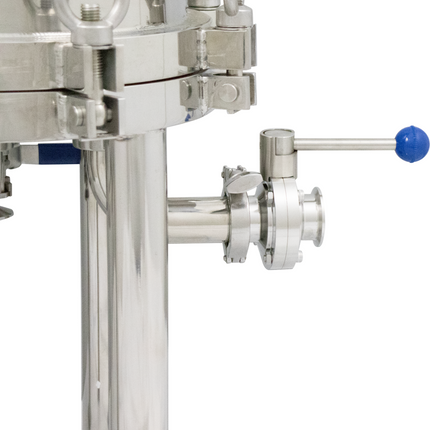 BevBright Stainless Steel Lenticular Filter Housing - 12 in. - 3 High - with fittings