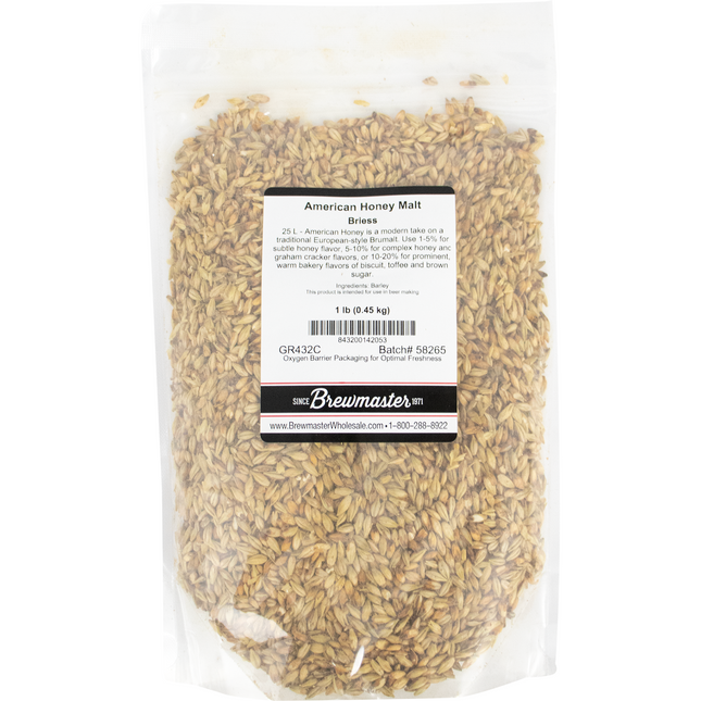 Malt - Briess American Honey - Per Lb (Showroom Only)