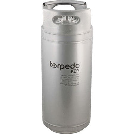 Torpedo Keg | Ball Lock Keg | Stainless Steel Corny Keg | Low2 Keg Lid O-Ring | Superior Oxygen Barrier Properties - Open Box