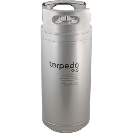 Torpedo Keg | Ball Lock Keg | Stainless Steel Corny Keg | Low2 Keg Lid O-Ring | Superior Oxygen Barrier Properties - Open Box