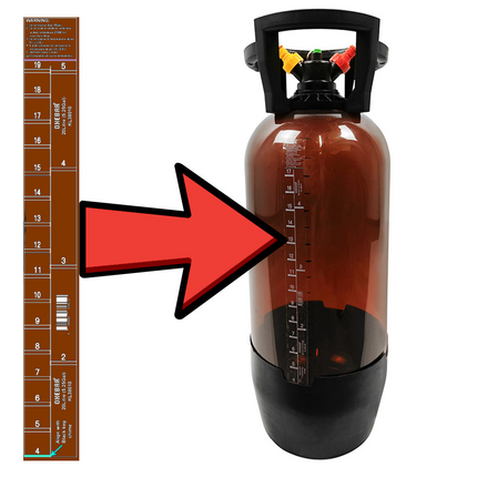 Oxebar 20L Amber PET Keg - Graduation Sticker