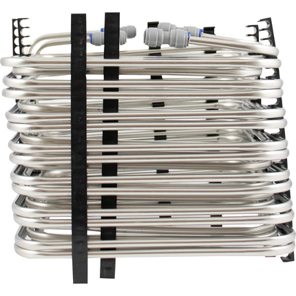 KegLand Stainless Steel Draft Coil - Square Coil - 2 Lines