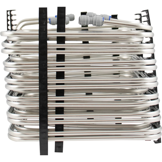 KegLand Stainless Steel Draft Coil - Square Coil - 2 Lines