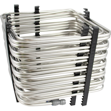 KegLand Stainless Steel Draft Coil - Square Coil - 2 Lines