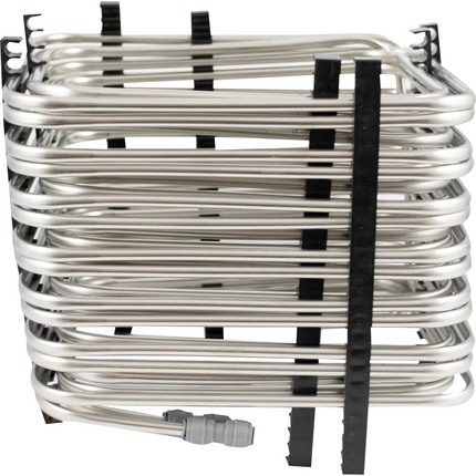 KegLand Stainless Steel Draft Coil - Square Coil - 2 Lines