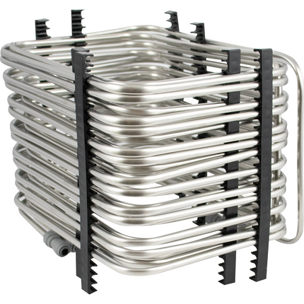 KegLand Stainless Steel Draft Coil - Square Coil - 2 Lines