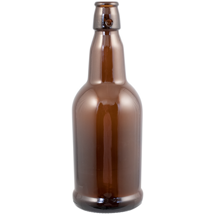 PopTops Bottles - 16 oz Amber Swing Top (Qty 12) - PLACEHOLDER