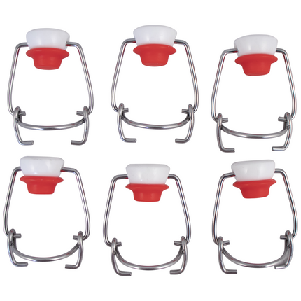 PopTops Bottles - 16 oz Amber Swing Top (Qty 12) - PLACEHOLDER