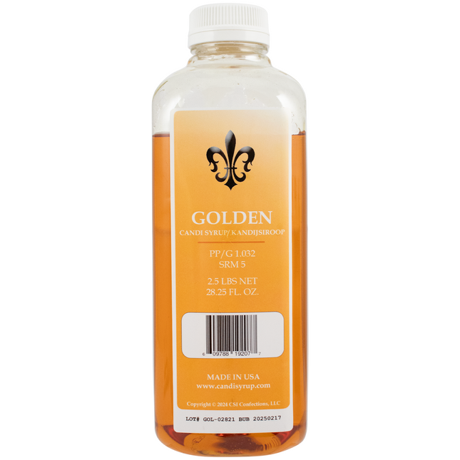Candi Syrup - Golden (Light) - 2.5 lbs