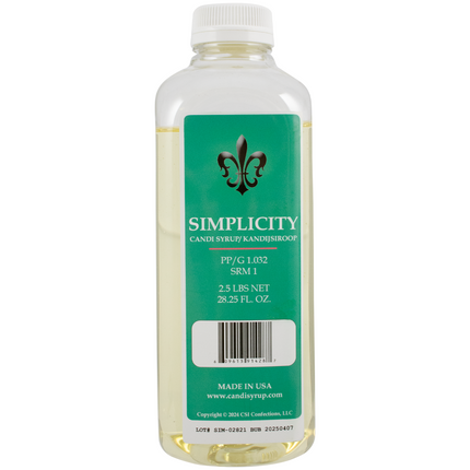 Candi Syrup - Simplicity (Clear) - 2.5 lbs