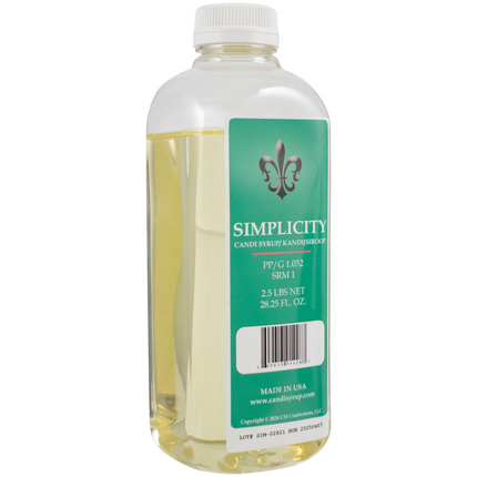 Candi Syrup - Simplicity (Clear) - 2.5 lbs