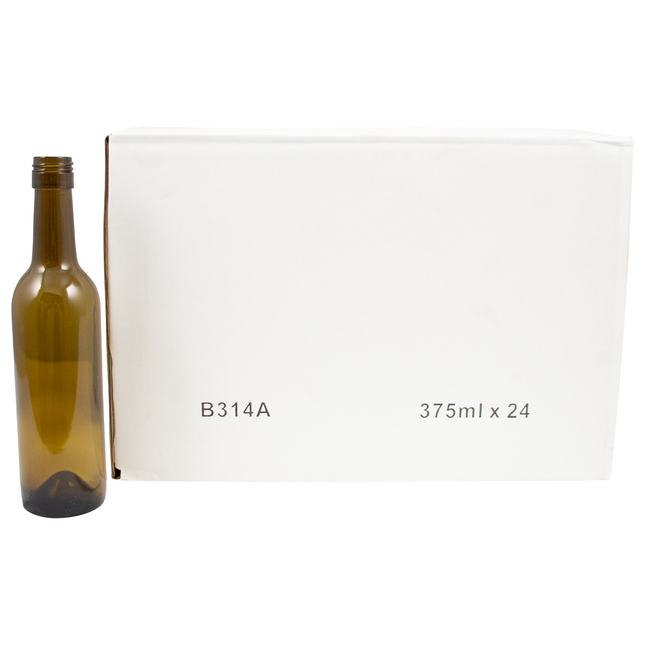 375mL Antique Green Claret/Bordeaux Farro Glass Wine Bottles, Screw Top (Stelvin/ROPP) - PLACEHOLDER