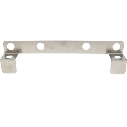 KegLand Stainless Steel Retention Bracket for Square Coil - Front and Back