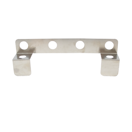 KegLand Stainless Steel Retention Bracket for Square Coil - Front and Back