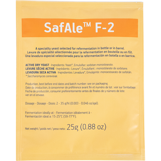 Fermentis Dry Yeast - SafAle F-2 (25 g)