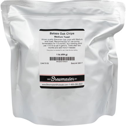 Balazs - Oak Chips  - Medium Toast - (9 - 20 mm) - PLACEHOLDER