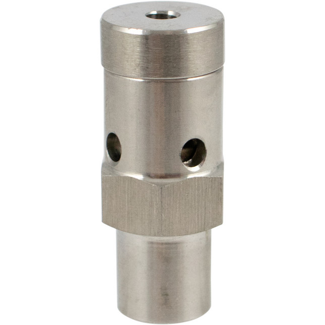 Stainless Gas Pressure Relief - No Threads (for Conical)