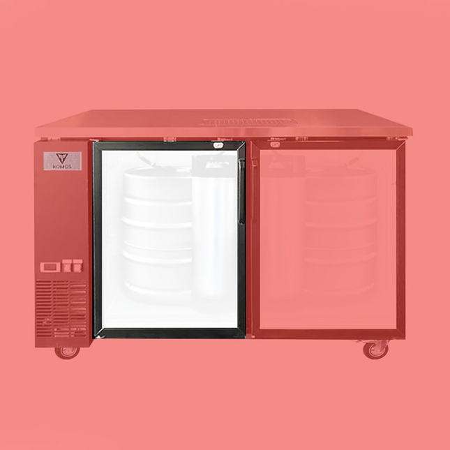 Komos Kegerator Olympus - Replacement Glass Door - Left