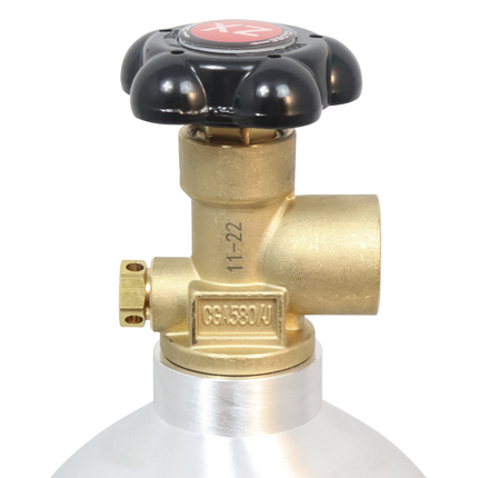 KOMOS® 22 ft³ Nitrogen Tank | Argon Tank | Beer Gas Tank | Premium Aluminum | New | CGA580 Valve | US DOT Approved - Items