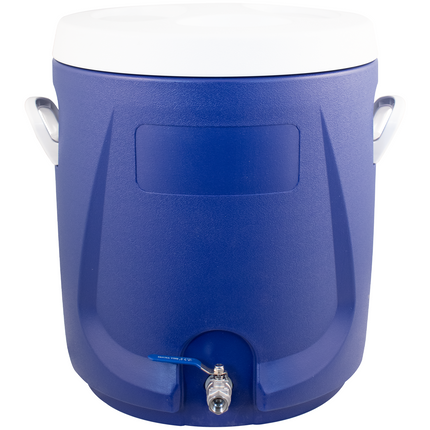 Insulated Cooler Mash Tun with False Bottom & Ball Valve - 56L / 14.7G