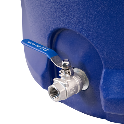 Insulated Cooler Mash Tun with False Bottom & Ball Valve - 56L / 14.7G