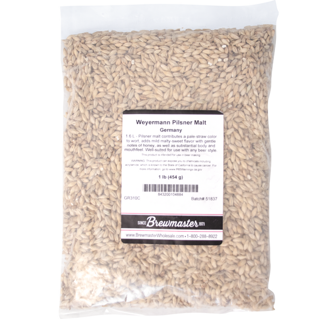 Malt - German Pilsner - Per Lb (Showroom Only)