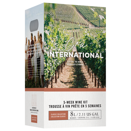 Wine Kit - RJS Craft Winemaking - Cru International - California White Zinfandel Style