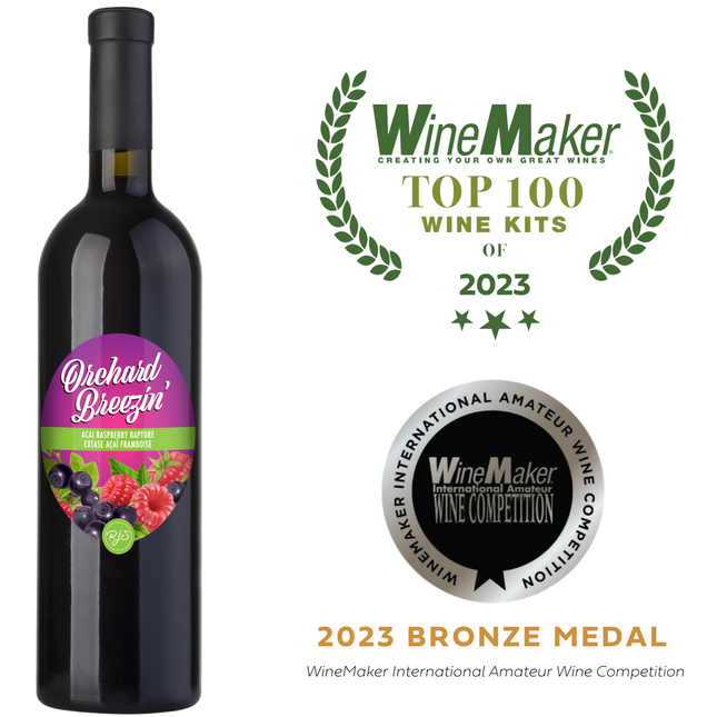 Açaí Raspberry Rapture Wine Base | Orchard Breezin' | 220L Drum Açaí Raspberry Rapture Wine Base | Orchard Breezin' | 220L Drum