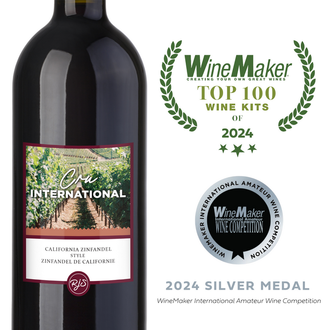 Wine Kit - RJS Craft Winemaking - Cru International - California Zinfandel Style