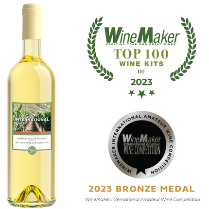 Wine Kit - RJS Craft Winemaking - Cru International - Germany Muller-Thurgau Style