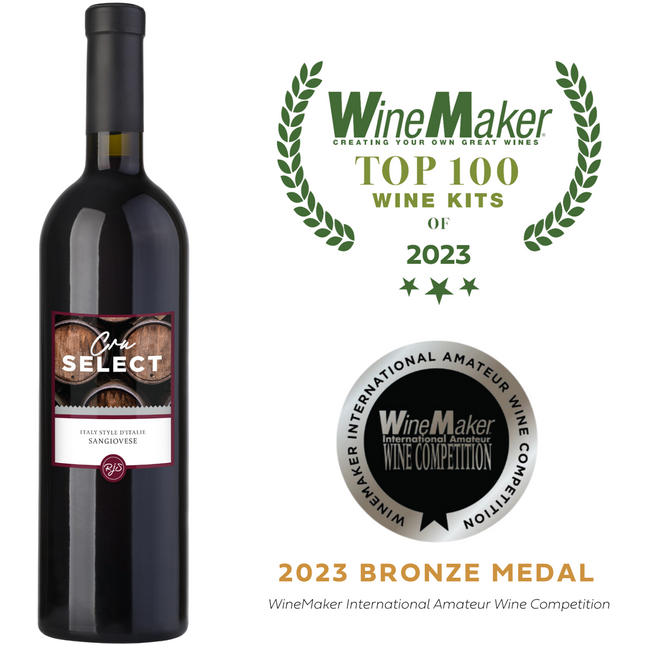 Wine Kit - RJS Craft Winemaking - Cru Select - Italy Style Sangiovese