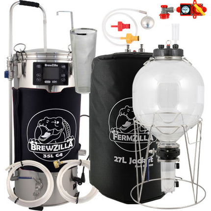 BrewZilla Ultimate Grain to Glass Combo Pack - 35L Gen 4.1 BrewZilla 220V - 27L FermZilla Tri-Conical